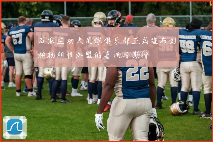 石家庄功夫足球俱乐部正式宣布刘柏杨租借加盟的喜讯与期待